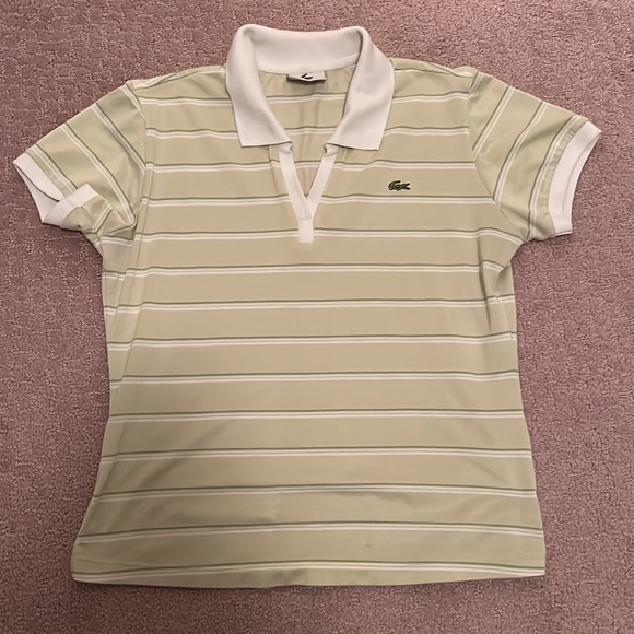 Y2K Lacoste polo T shirt & puma wide leg pants - Picture 3 of 7